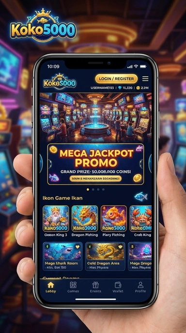 Layar utama koko5000 — antarmuka bersih setelah instalasi